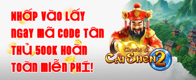 Thưởng Chào Mừng Thành Viên Mới 100% promotion banner